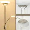 hofstein Lampadaire à vasque Biot LED Nickel mat, 2 lumières* Lampes Modernes