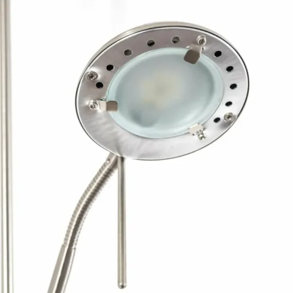hofstein Lampadaire à vasque Rom LED Nickel mat, 2 lumières* Lampes Modernes