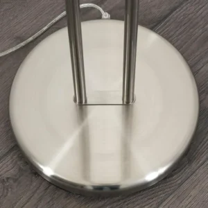 hofstein Lampadaire à vasque Rom LED Nickel mat, 2 lumières* Lampes Modernes