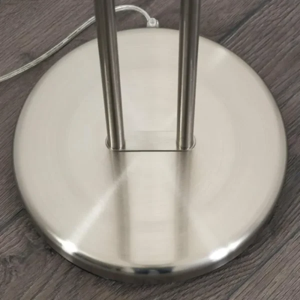 hofstein Lampadaire à vasque Rom LED Nickel mat, 2 lumières* Lampes Modernes
