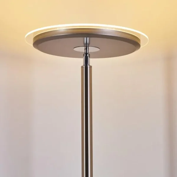 hofstein Lampadaire à vasque Veteli LED Blanc, 2 lumières* Lampes Modernes