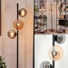 hofstein Lampadaire - Verre 12 cm, 15 cm Remaisnil Noir, 3 lumières* Lampes Modernes