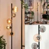 hofstein Lampadaire - Verre 10 cm, 12 cm Remaisnil Ambre, Clair, 5 lumières* Lampes Modernes