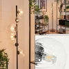 hofstein Lampadaire - Verre 10 cm, 12 cm, 15 cm Remaisnil Clair, 6 lumières* Lampes Modernes
