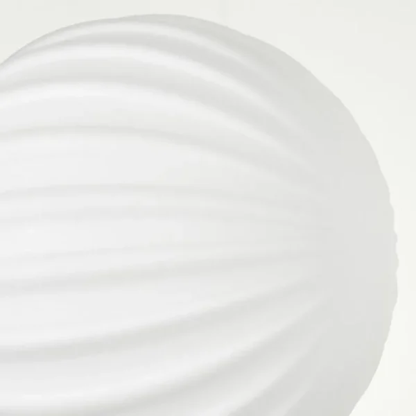 hofstein Lampadaire - Verre 10 cm, 12 cm Remaisnil Blanc, 5 lumières* Lampes Modernes