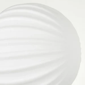 hofstein Lampadaire - Verre 10 cm, 12 cm Remaisnil Blanc, 3 lumières* Lampes En Verre