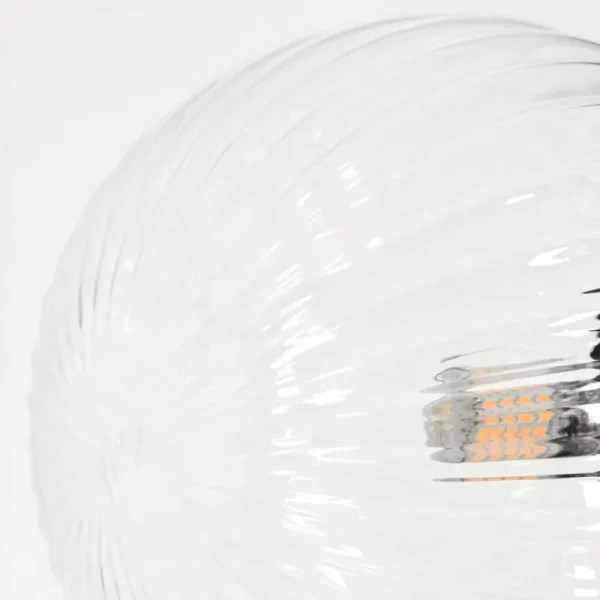 hofstein Lampadaire - Verre 10 cm, 12 cm, 15 cm Remaisnil Clair, 6 lumières* Lampes Modernes