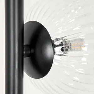 hofstein Lampadaire - Verre 10 cm, 12 cm Remaisnil Clair, 5 lumières* Lampes Modernes