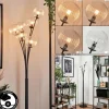 hofstein Lampadaire - Verre 12 cm Bernado Clair, 6 lumières* Lampes Modernes