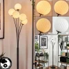 hofstein Lampadaire - Verre 12 cm Bernado Blanc, 5 lumières* Lampes Modernes