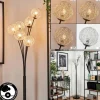hofstein Lampadaire - Verre 12 cm Bernado Argenté, 6 lumières* Lampes Modernes