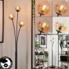 hofstein Lampadaire - Verre 10 cm Bernado Ambre, 3 lumières* Lampes En Verre