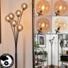 hofstein Lampadaire - Verre 12 cm Bernado Ambre, 6 lumières* Lampes En Verre