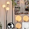 hofstein Lampadaire - Verre 12 cm Bernado Blanc, 3 lumières* Lampes En Verre
