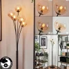 hofstein Lampadaire - Verre 12 cm Bernado Ambre, Clair, 5 lumières* Lampes En Verre