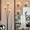 hofstein Lampadaire - Verre 10 cm Bernado Clair, 3 lumières* Lampes Modernes