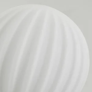 hofstein Lampadaire - Verre 10 cm Bernado Blanc, 3 lumières* Lampes Modernes