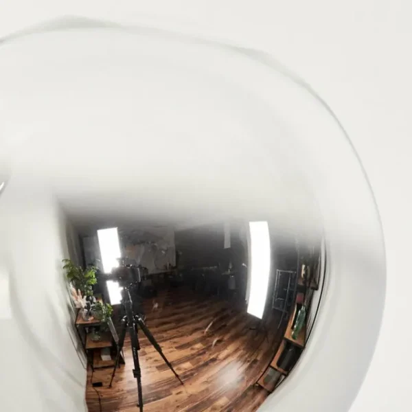 hofstein Lampadaire - Verre 12 cm Bernado Clair, Fumé, 3 lumières* Lampes Modernes