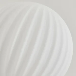 hofstein Lampadaire - Verre 12 cm Bernado Blanc, 5 lumières* Lampes Modernes