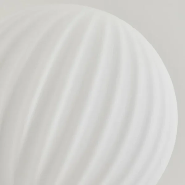 hofstein Lampadaire - Verre 12 cm Bernado Blanc, 5 lumières* Lampes Modernes