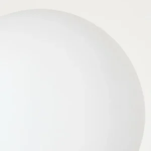 hofstein Lampadaire - Verre 12 cm Bernado Blanc, 3 lumières* Lampes En Verre