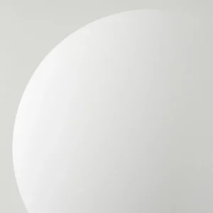 hofstein Lampadaire - Verre 10 cm Bernado Blanc, 5 lumières* Lampes En Verre