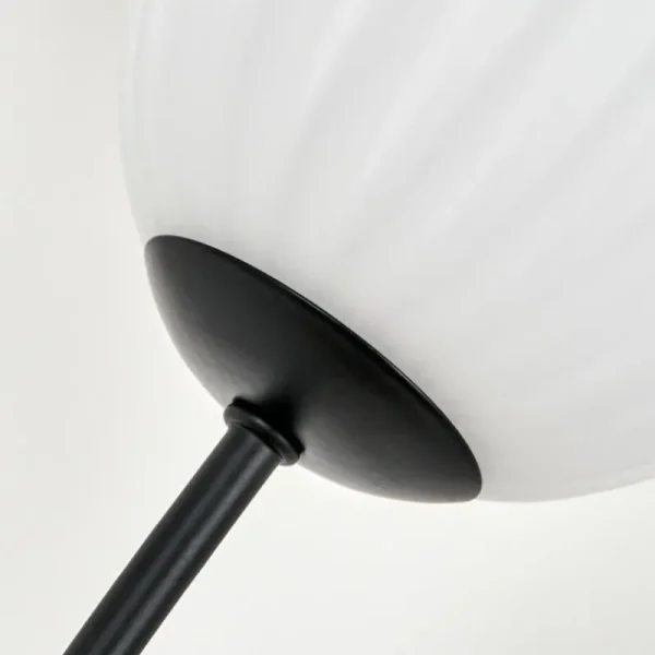 hofstein Lampadaire - Verre 10 cm Bernado Blanc, 6 lumières* Lampes Modernes