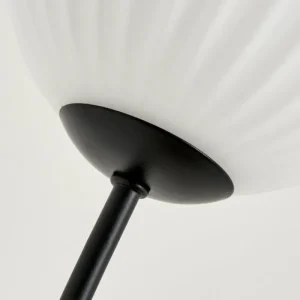 hofstein Lampadaire - Verre 12 cm Bernado Blanc, 6 lumières* Lampes Modernes
