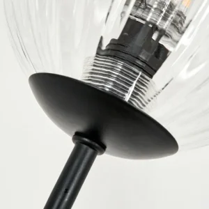 hofstein Lampadaire - Verre 10 cm Bernado Clair, 5 lumières* Lampes Modernes