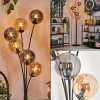 hofstein Lampadaire - Verre 15 cm Gastor Ambre, Fumé, 6 lumières* Lampes Modernes