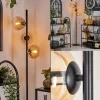 hofstein Lampadaire - Verre 15 cm Gastor Ambre, Clair, 3 lumières* Lampes En Verre