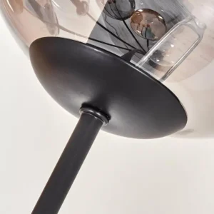 hofstein Lampadaire - Verre 15 cm Gastor Ambre, Clair, Fumé, 6 lumières* Lampes Modernes