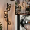 hofstein Lampadaire - Verre 15 cm Remaisnil Clair, Fumé, 6 lumières* Lampes Modernes