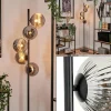 hofstein Lampadaire - Verre 15 cm Remaisnil Fumé, 5 lumières* Lampes Modernes