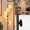 hofstein Lampadaire - Verre 15 cm Remaisnil Blanc, 6 lumières* Lampes En Verre
