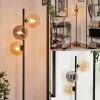 hofstein Lampadaire - Verre 15 cm Remaisnil Ambre, Fumé, 3 lumières* Lampes Modernes