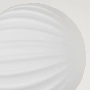 hofstein Lampadaire - Verre 15 cm Remaisnil Blanc, 3 lumières* Lampes Modernes