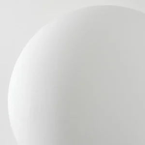 hofstein Lampadaire - Verre 15 cm Remaisnil Blanc, 6 lumières* Lampes En Verre