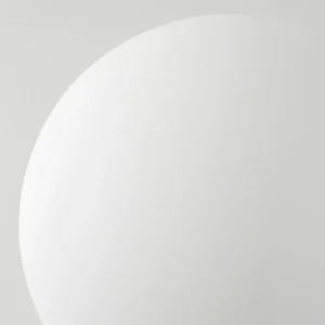 hofstein Lampadaire - Verre 10 cm Remaisnil Blanc, 6 lumières* Lampes En Verre