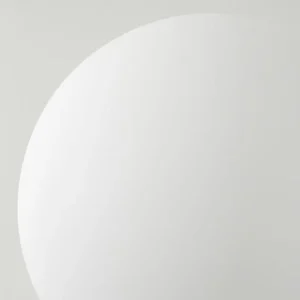 hofstein Lampadaire - Verre 10 cm Remaisnil Blanc, 3 lumières* Lampes En Verre
