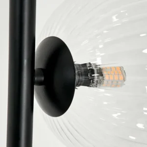 hofstein Lampadaire - Verre 15 cm Remaisnil Clair, 6 lumières* Lampes Modernes