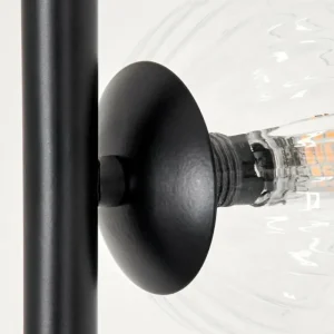hofstein Lampadaire - Verre 10 cm Remaisnil Clair, 5 lumières* Lampes Modernes