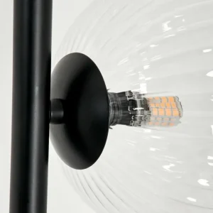 hofstein Lampadaire - Verre 15 cm Remaisnil Clair, 5 lumières* Lampes Modernes