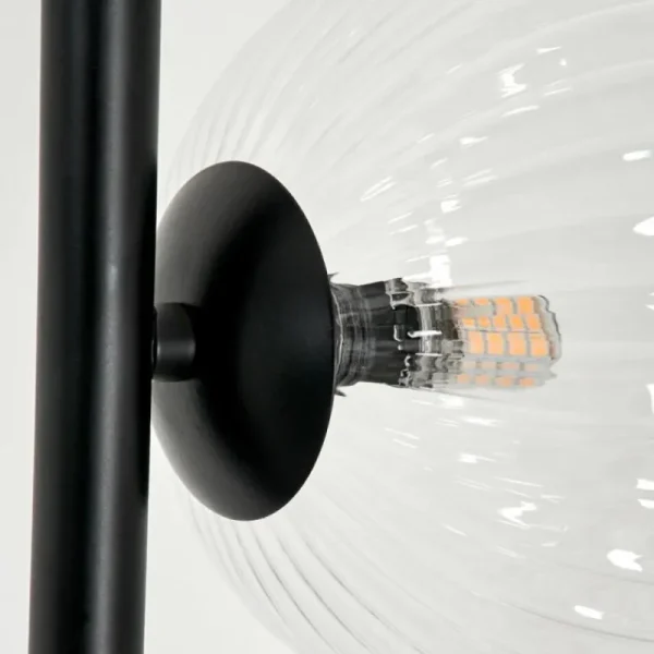 hofstein Lampadaire - Verre 15 cm Remaisnil Clair, 5 lumières* Lampes Modernes