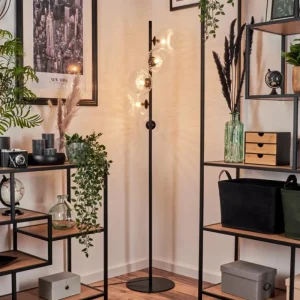 hofstein Lampadaire - Verre 15 cm Remaisnil Clair, 5 lumières* Lampes Modernes