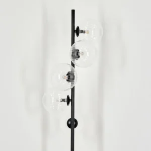 hofstein Lampadaire - Verre 15 cm Remaisnil Clair, 5 lumières* Lampes Modernes