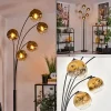 hofstein Lampadaire - Verre 15 cm Ripoll Or, Clair, 5 lumières* Lampes En Verre