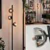 hofstein Lampadaire - Verre Remaisnil Noir, 3 lumières* Lampes Modernes