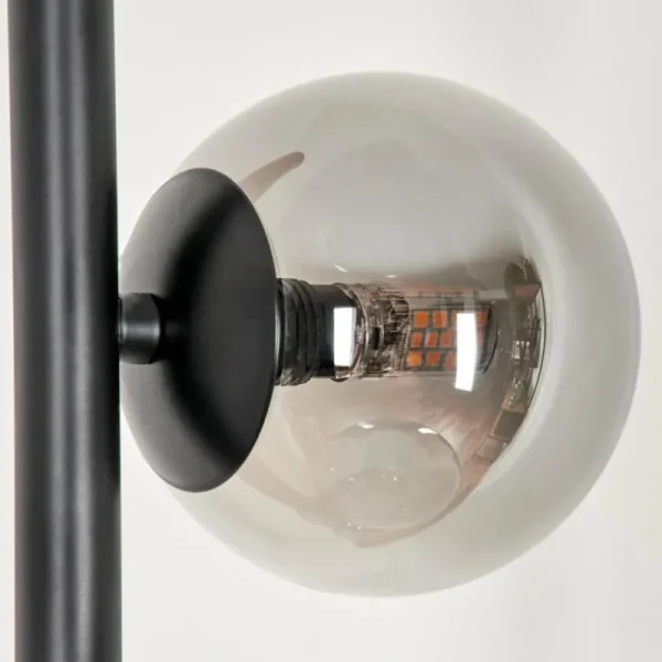 hofstein Lampadaire - Verre Remaisnil Fumé, 6 lumières* Lampes Modernes