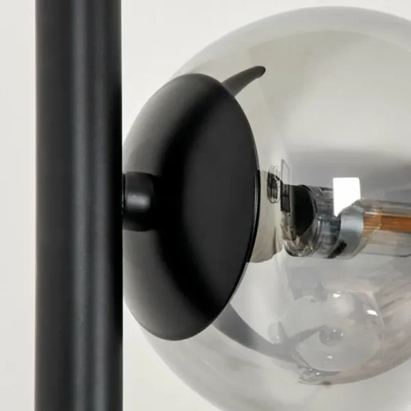 hofstein Lampadaire - Verre Remaisnil Clair, Fumé, 5 lumières* Lampes Modernes